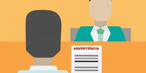 Recebi uma advertência!